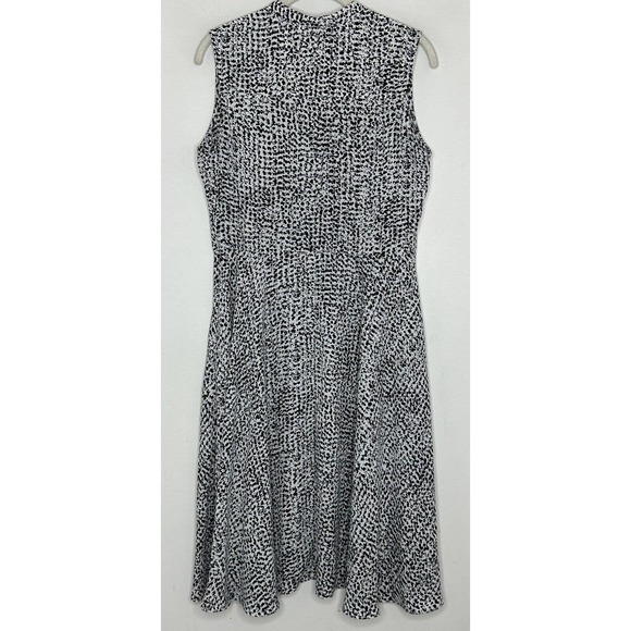 Nanette Lepore Women’s Sleeveless Tie Waist Animal Print Flare Dress Size 6 - Picture 6 of 7